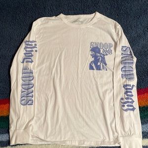 Snoop Dogg White Long Sleeve Shirt Men’s Large